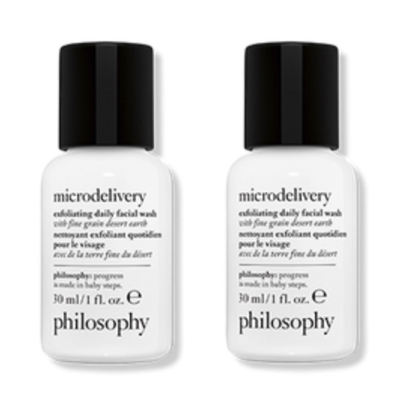 $7❤️‍🔥 LAST 1! Philosophy The Microdelivery Exfoliating Facial Wash 2PK 🧼 NEW - Picture 1 of 8